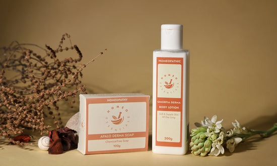 Homeo Essentials Body Care Range Body Lotion & Soap